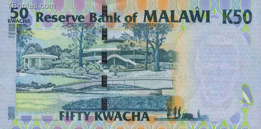 马拉维 Pick 48a 2001.12.1年版500 Kwacha 纸